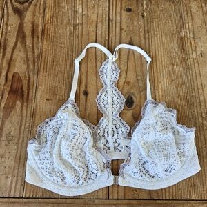 Free People White Lace Bralette